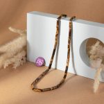 Tiger Eye Natural Stone 4×13mm Cylinder Polished - Image 2