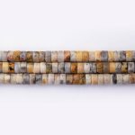 Venus Jasper Natural Stone 3×6mm Cylinder Polished