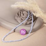 Blue Lace Agate Natural Stone 3mm Cube Faceted - Image 2