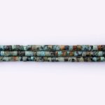 African Turquoise Natural Stone 2×3mm Cylinder Polished