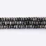 Larvikite Natural Stone 4×6mm Lentil Polished