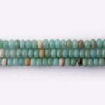 Amazonite Natural Stone 4×6mm Lentil Polished