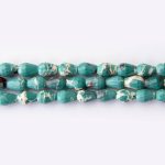 Chinese Turquoise Natural Stone 6×8mm Teardrop Sparkling Faceted