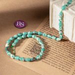 Chinese Turquoise Natural Stone 6×8mm Teardrop Sparkling Faceted - Image 2