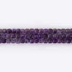 Amethyst Natural Stone 4mm Cube Faceted