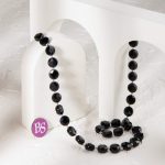 Onyx Natural Stone 10mm Lentil Sparkling Faceted - Image 2