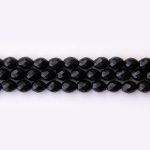 Onyx Natural Stone 5×6mm Oval Sparkling Faceted