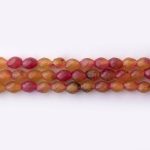 Pink Orange Quartz Natural Stone 5×6mm Oval Sparkling Faceted
