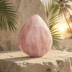 Cherry Quartz Natural Stone 12mm Teardrop Sparkling Faceted Single Piece - Image 2