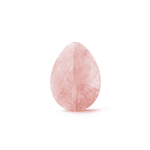 Cherry Quartz Natural Stone 14×18mm Teardrop Sparkling  Faceted Single Piece