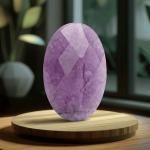 Violet Quartz Natural Stone 14×18mm Oval Sparkling Faceted Single Piece - Image 2