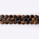 Tiger Eye Natural Stone 6×8mm Oval Polished