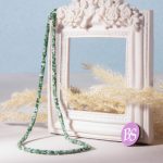 Moss Agate Natural Stone 2×3mm Cube Polished - Image 2