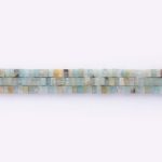 Multicolor Amazonite Natural Stone 2×3mm Cube Polished