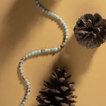 Blue Imperial Jasper Natural Stone 6mm Lentil Sparkling Faceted - Image 2