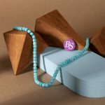 Turquoise Tibetan Stone 5mm Cube Sparkling Faceted - Image 2