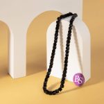 Onyx Natural Stone 5mm Cube Sparkling Faceted - Image 2