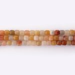 Yellow Aventurine Natural Stone 5mm Cube Sparkling Faceted