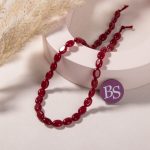 Red Jade Natural Stone 6×8mm Oval Polished - Image 2