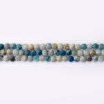 White Amazonite Natural Stone 4mm Lentil Sparkling Faceted