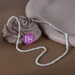 Blue Imperial Jasper Natural Stone 2×4mm Cylinder Polished - Image 2