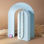 Blue Imperial Jasper Natural Stone 2×5mm Lentil Polished - Image 2