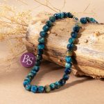 Blue Tiger Eye Dyed Stone 7mm Cube Sparkling Faceted - Image 2