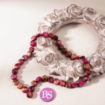 Purple Tiger Eye Dyed Stone 8mm Lentil Sparkling Faceted - Image 2