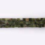 Green Jade Natural Stone 5mm Cube Polished