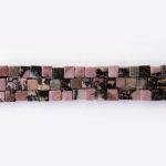 Tourmaline Natural Stone 5mm Cube Polished