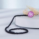 Navy Blue Goldstone Natural Stone 4mm Round Polished - Image 2