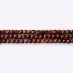 Brown Garnet Natural Stone 4mm Cube Sparkling Faceted