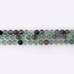 Fluorite Natural Stone 7mm Round Polished