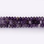 Amethyst Natural Stone 4×6mm Lentil Faceted