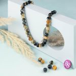 Dream Tiger Eye Dyed Stone 8mm Round Polished - Image 2