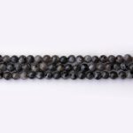 Larvikite Natural Stone 4mm Round Polished