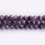 Amethyst Natural Stone 8mm Round Polished