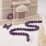Amethyst Natural Stone 8mm Round Polished - Image 2