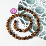 Tiger Eye Natural Stone 8mm Round Polished - Image 2
