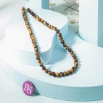 Tiger Eye Natural Stone 6mm Round Polished - Image 2