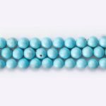 Turquoise Tibetan Stone 8mm Round Polished