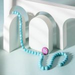 Turquoise Tibetan Stone 8mm Round Polished - Image 2