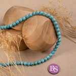 Turquoise Tibetan Stone 6mm Round Polished - Image 2