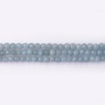 Blue Quartz Natural Stone 4mm Round Faceted