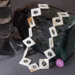 Natural White Shell 20mm Lozenge Polished - Image 2
