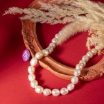 Natural Cream Pearl 11-12mm Semi-Baroque - Image 2