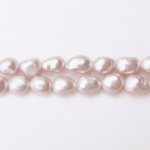 Natural White Pearl 10-12mm Semi-Baroque
