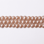 Natural Peach pearl 6mm Round