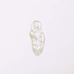 Natural White Pearl 6×12mm Baroque - Single Piece