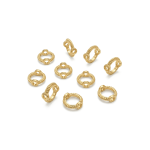 Gemstone Holder Bezel - 9mm 18K Gold Plated